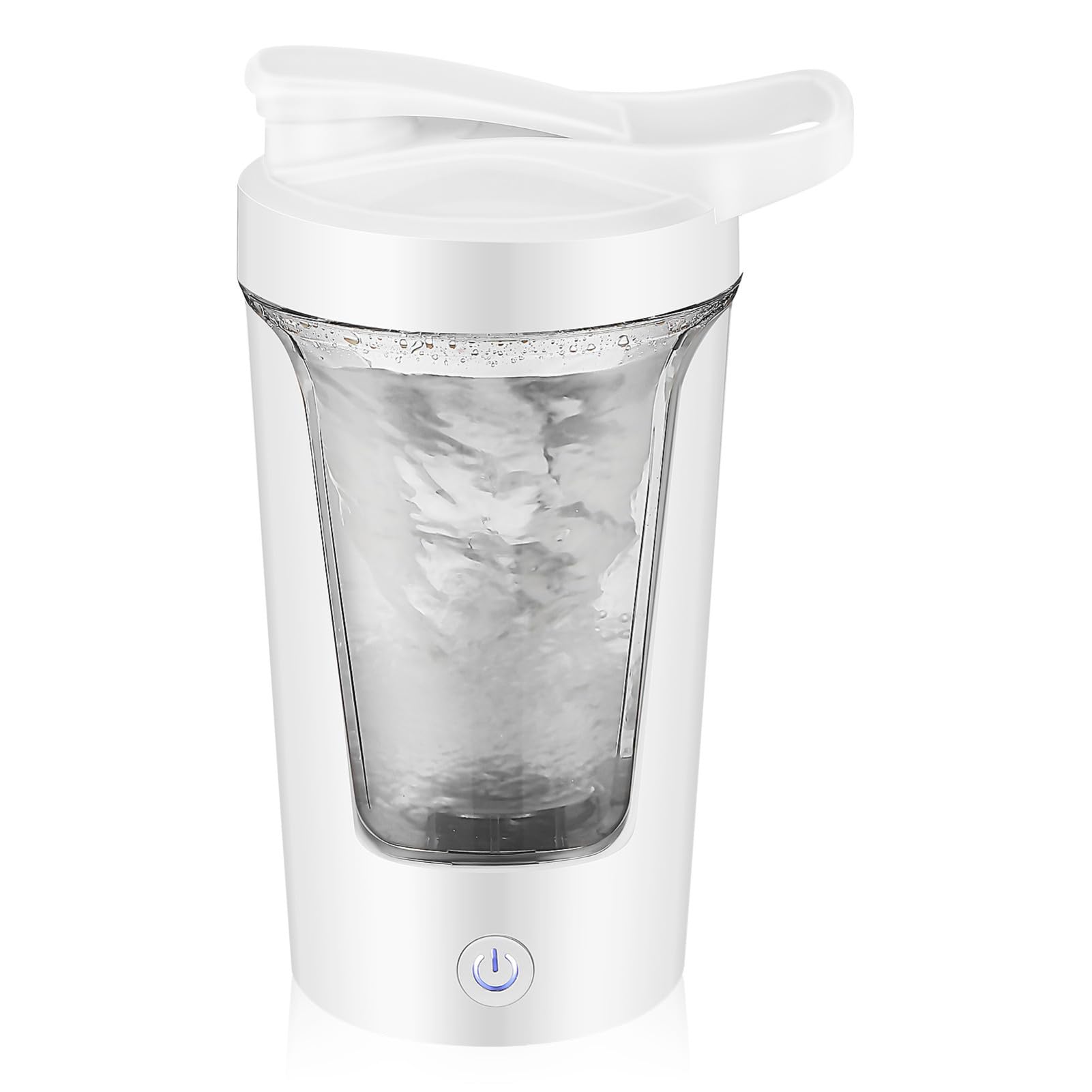 Bouteille Shaker Électrique Rechargeable pour Protéines et Boisson Tasse Mixeur Automatique Portable Agitateur Automatique PP et Abs Préparation Rapide pour Utilisateurs Actifs
