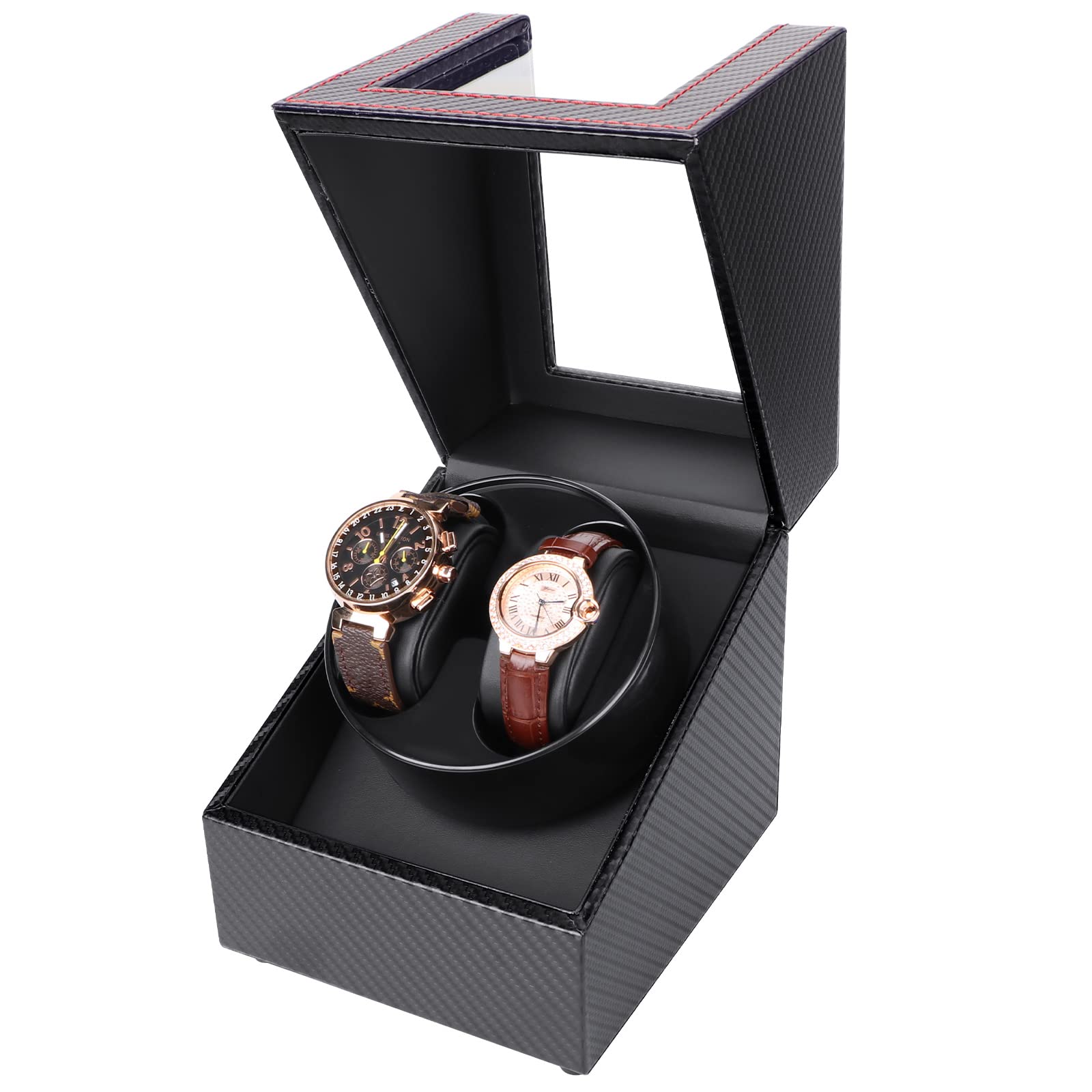 Homarket Single Watch Winders Box for 2 Automatic Watches with Quiet Japanese Motor