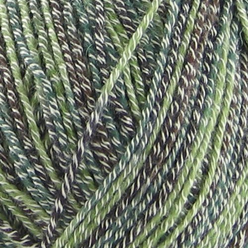 Jubileeyarn Soft And Slim Yarn - Baby Weight Bamboo Wool Blend - 50G/Skein - 993 Mint Dark Chocolate - 2 Skeins #TOP1