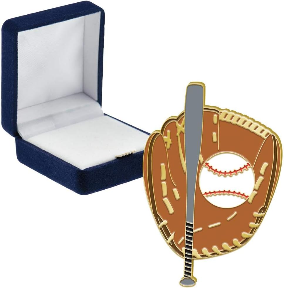 Crown Awards Baseball Enamel Pins, Baseball Enamel Pin