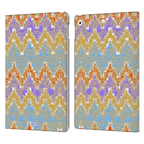 Étui portefeuille en cuir motifs caméléon Apple iPad 10.2 protection intégrale
