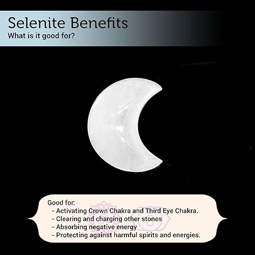 Miniatura 5 de Soul Sticks Cuencos de cristal de selenita para manchas, curación y recarga de cristales, cuenco de selenita pura y estación de carga de cristal de