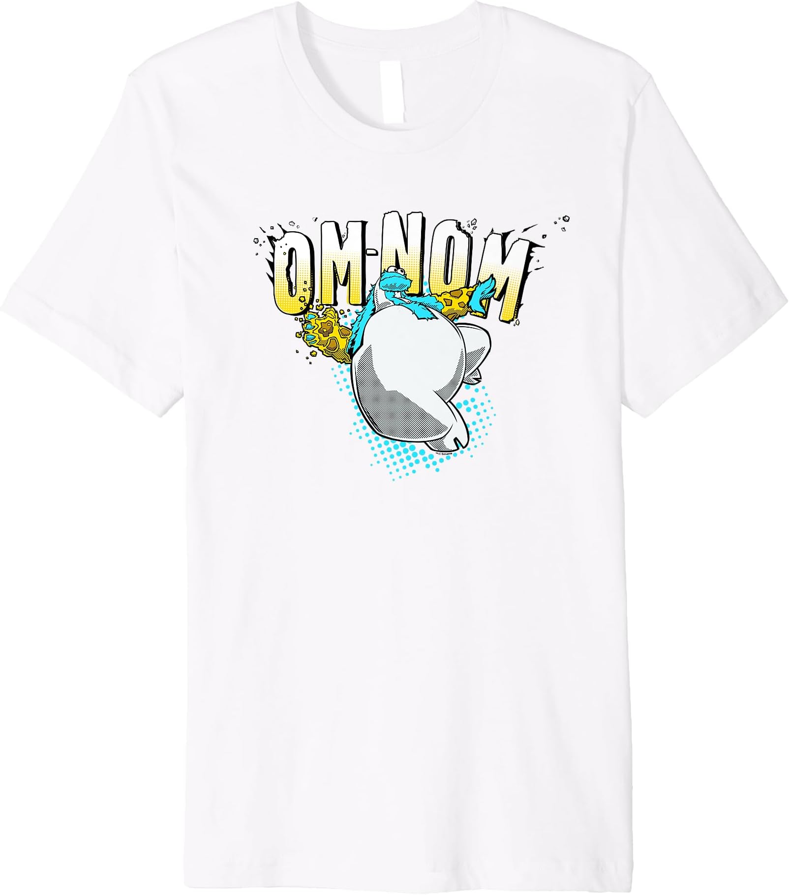 Sesame StreetCookie Monster Om-Nom Premium T-Shirt