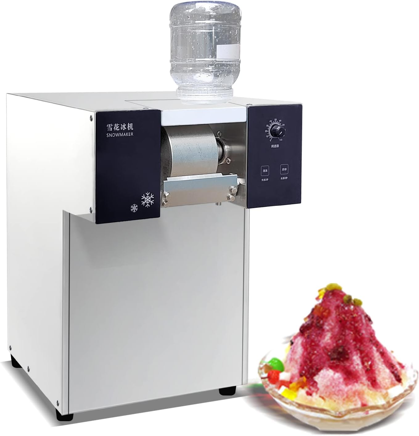 Kolice Automatically Electric Ice Shaving Machine, Snow