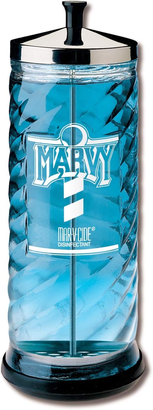 MarvyGlass Sanitizing Jar, 48 Ounce