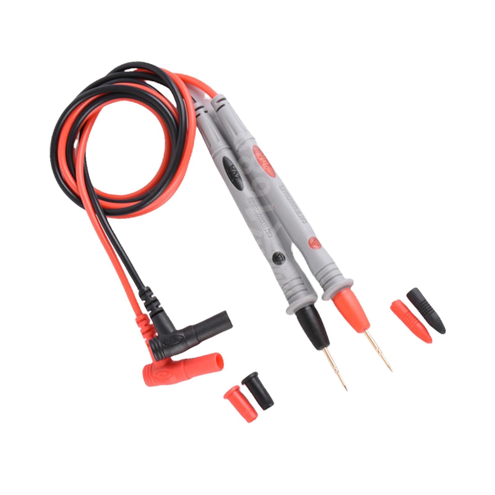 Kalttoy Electric 1000V 20A Leads Insulated Probes Electrical Testing Probes Ergonomic Rubber Handle for Multimeters Professional Multimeter Accessories