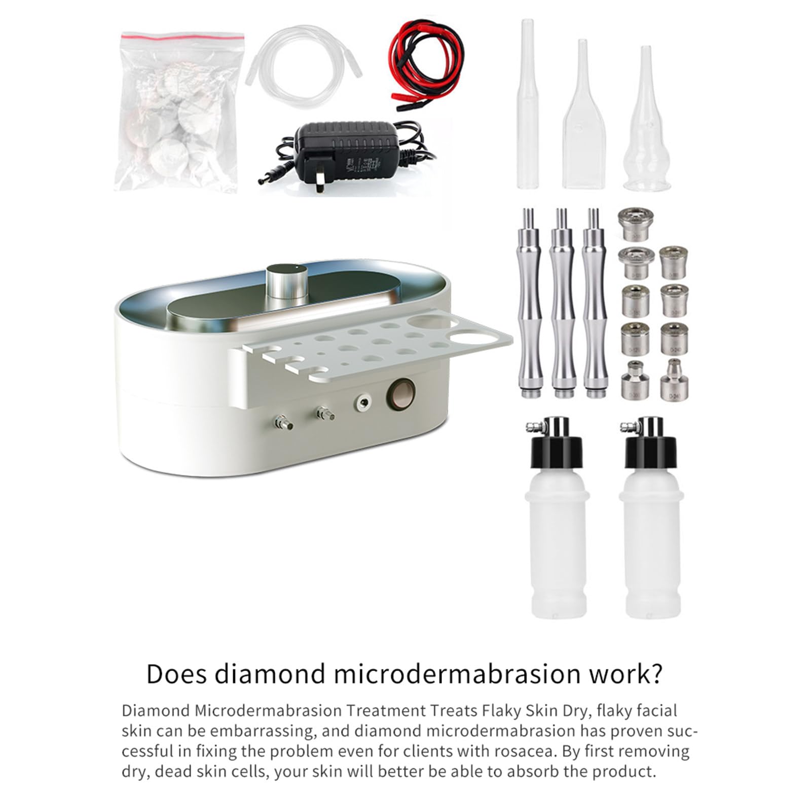 Máquina portátil de microdermoabrasión para pelar la piel, máquina de microdermoabrasión de diamante para salón Profesional