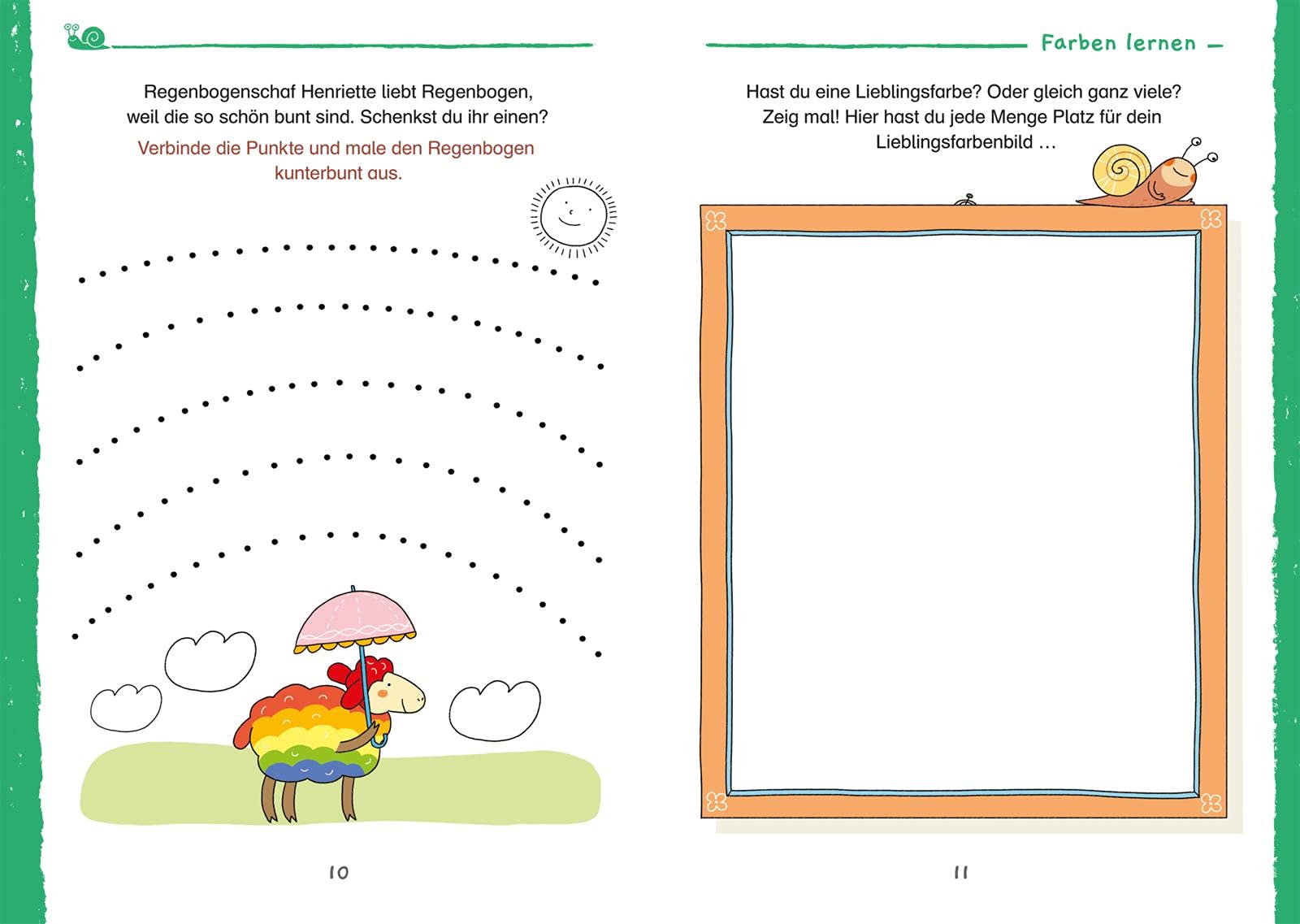 Spiel+Spaß für KiTa-Kinder: Mein dickes buntes Kindergarten-Übungsbuch