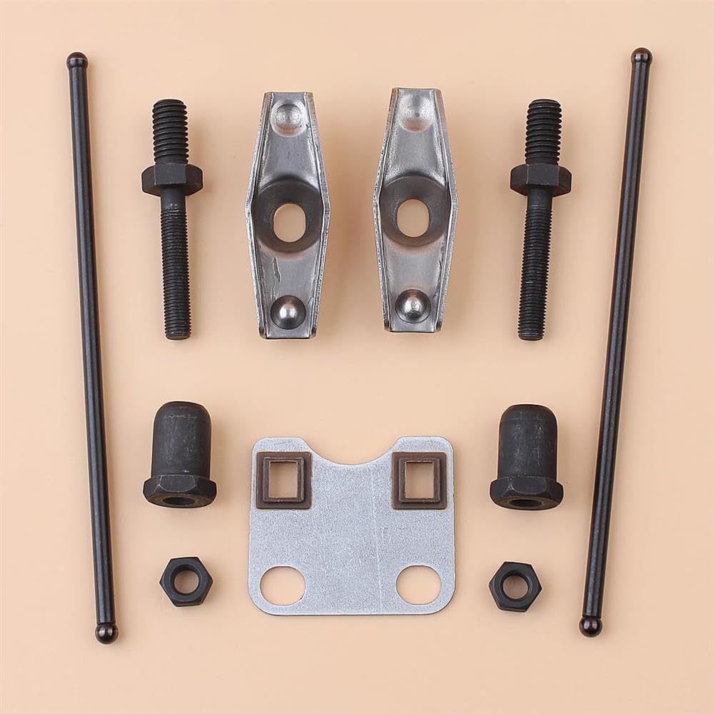 Genuine Valve Rocker Arm Push Rod Guide Plate Set for Honda GX160 GX200 5.5/6.5HP Engine OEM Replacement