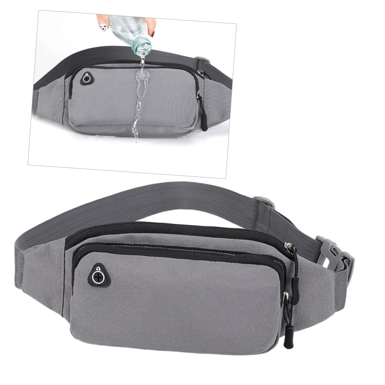 BESPORTBLE 3 Pièces Pochette De Taille Portefeuille De Taille Pour Le Voyage Sacs De Taille Bandoulière Bandoulière Sac De Ceinture Téléphone Sac De Taille De Stockage Fitness Mains