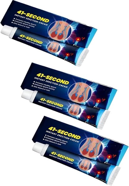 Crema per l'erezione istantanea in 41 secondi, crema da massaggio per uomo, gel per massaggio delle parti intime, prestazioni prolungate - 1