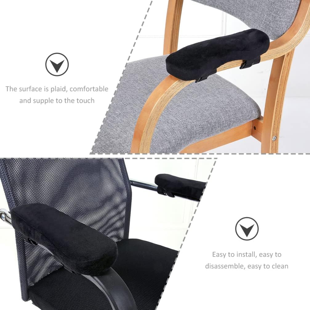 Cabilock 2Pcs Office Chair Armrest Cushion Pad Gaming Chair Armrest Covers Armrest Pillows for Chair Armrest Cushions Elbow Pillow Armrest Pads for Office Gaming Chair : Office Products