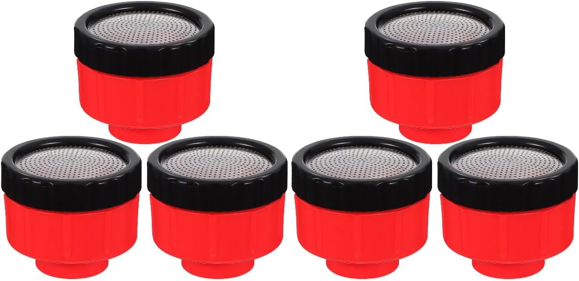 Sewroro 6 pack Nozzle 400 Tiny Holes Disc Hose Sprayer for Gentle Shower Watering of Flower Plants and Seedlings Fast Flow Indoor Outdoor Use 3.93 X 2.36 X 1.96 in