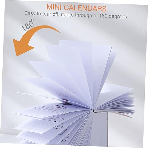 Miniatura 3 de Operitacx Accessories 2022 Tearable Schedule Planner easel Chinese style Hand torn tearable calendarios de adviento office accessories chic Paper