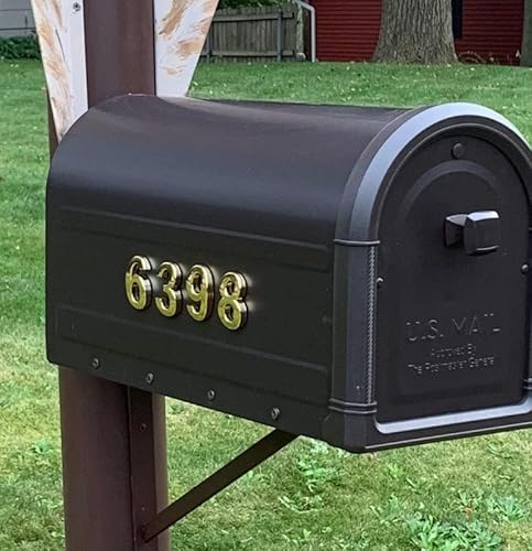 Fanxus Gold Mailbox Numbers, 2 Inch Door Address Number Sticker For Hotel Room, Apartment, Office, Decoration Project, Pack Of 20. (2 Inch-20 Pcs, Gold) #TOP4