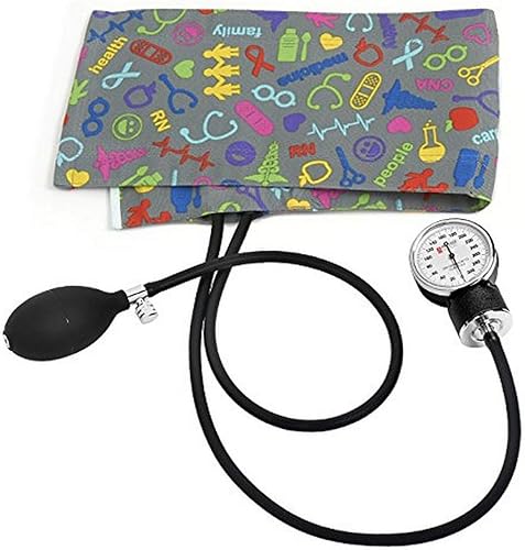 Miniatura 9 de Prestige Medical Esfigomanómetro aneroide adulto premium en caja de embalaje, búhos de fiesta negro