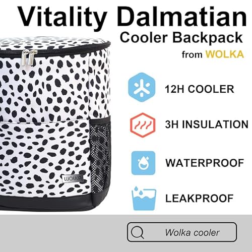 Wolka Backpack Cooler 35 Cans,Small Backpack Coolers Insulated Leak Proof,Lightweight Soft Sided Waterproof Cooler Backpack For Beach Camping Hiking Picnic,Lunch Backpack For Man And Women Gift… #TOP1