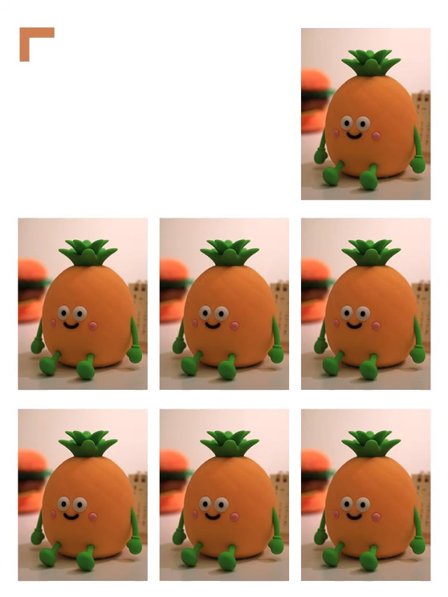 Image of Led Cute Pineapple Night Light, 7 Colors Dimmable Bedside Lamp, Touch Control Night Lamp with Timer for Kids Adults, Used for Camping Party Room Decor (Pineapple)