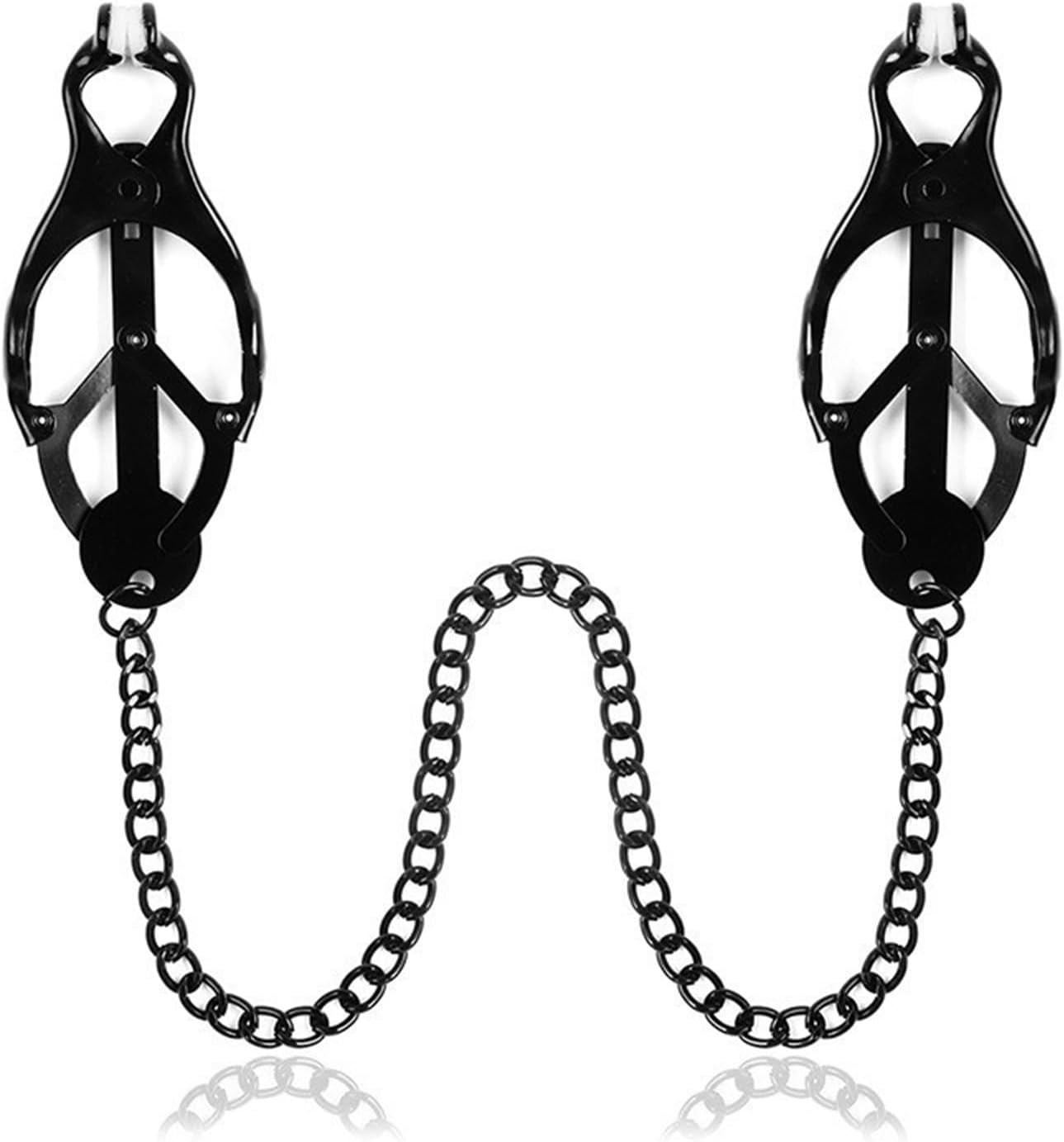 Body Chain Body Clamps with Chain Stainless Steel Body Clip Funny Body Ring Body Clamps Body Clip Non-Piercing Chain Non Piercing Body Jewelry for Women Men