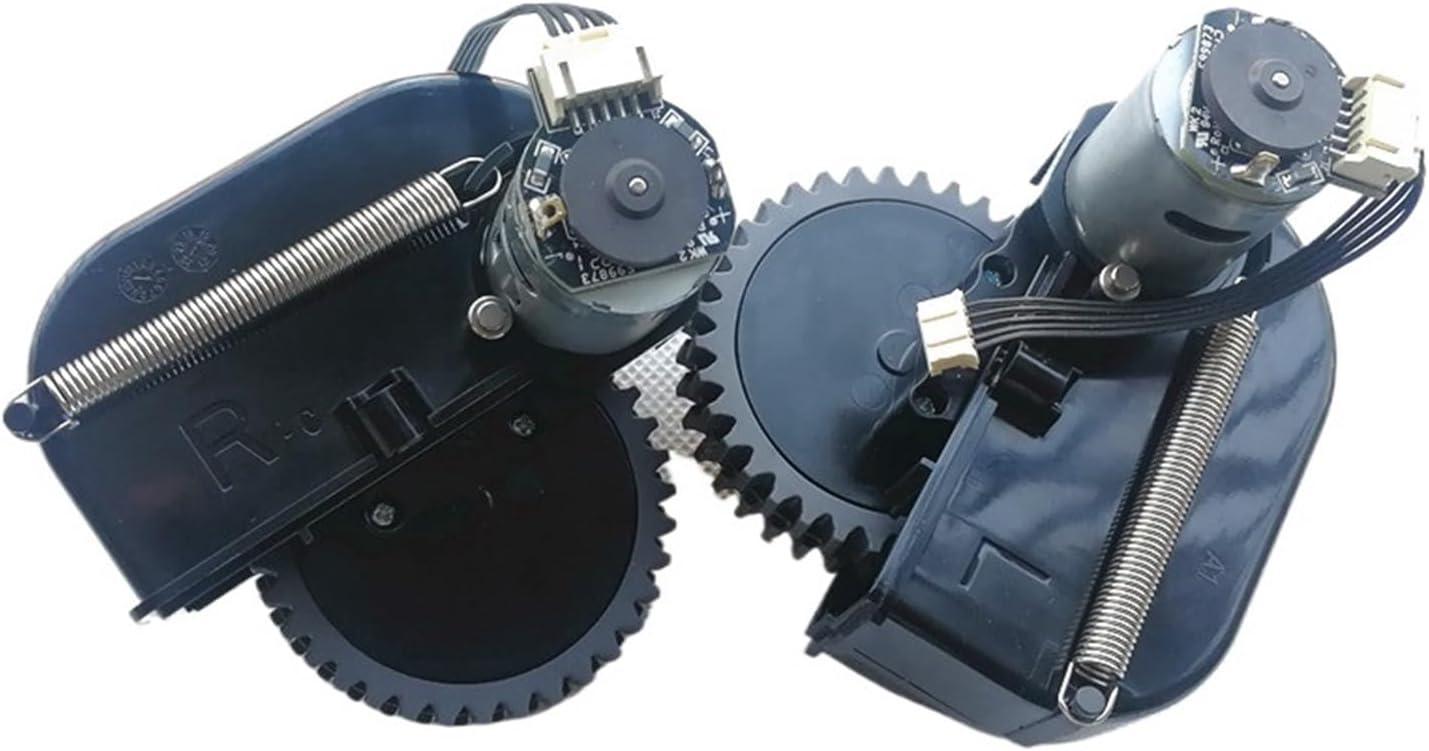 Parts Left and Right Action Wheels, Compatible for Ilife V5s Pro, V3s Pro, V50, V55, Sweeper Accessories(R+l)