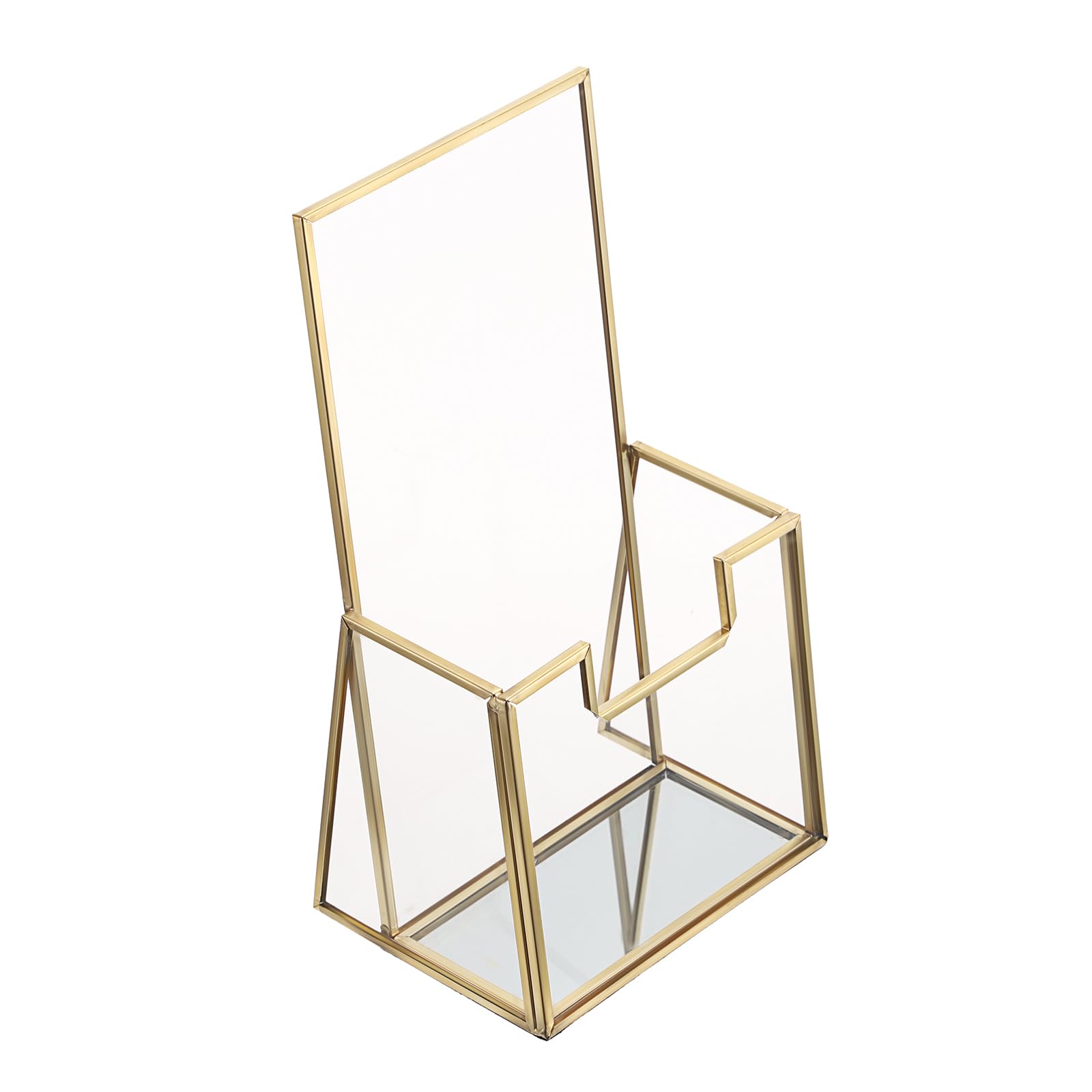 Soporte De Acrílico Para Folletos, Soporte De Exhibición, Escritorio