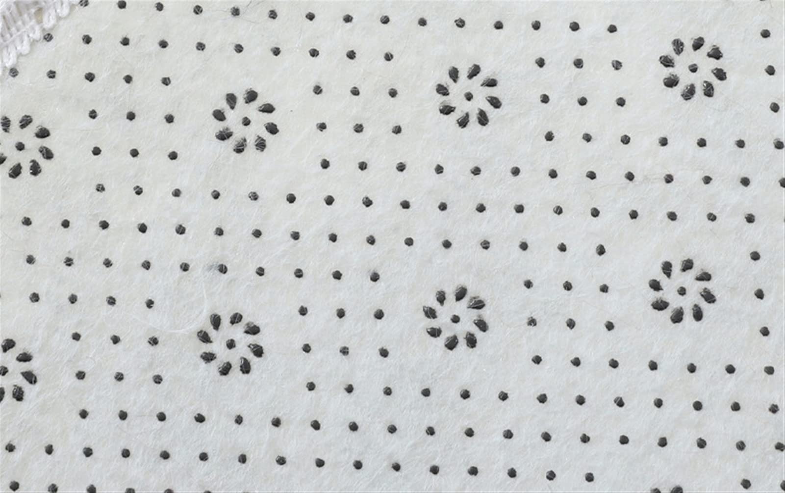 Lifup Lot de Tapis de Bain Antidérapant, 3 Pièces, Tapis Contour Toilette à Poils Longs, Shaggy Couvercle pour Abattant WC tie Dye Gris 1