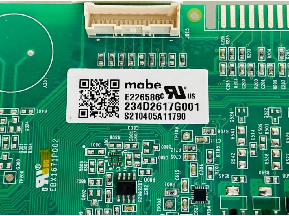 234D2617G001, WH16X27251 Stacked Washer Dryer Laundry Center Control Board Compatible with GE GUD24ESSM0WW, GUD24ESSM1WW