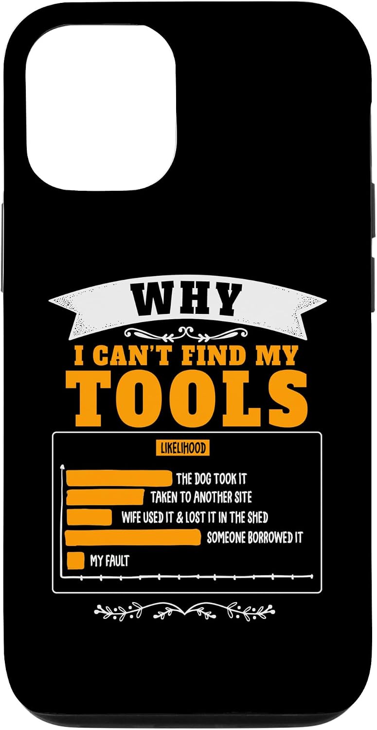 iPhone 12/12 Pro Funny Handyman DIY Idea For Husband & Novelty Dad DIY Themed Case