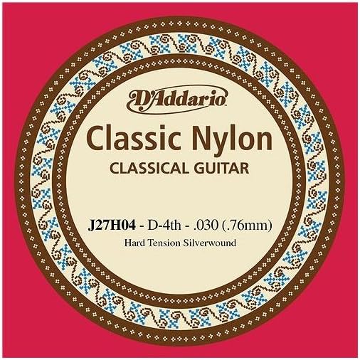 D'Addario Student nylon twarde napięcie pojedynczy czwarty sznur do gitary klasycznej