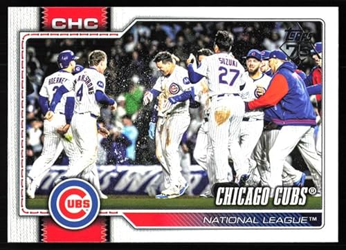 2026 TOPPS #320 CHICAGO CUBS TEAM CARD CHICAGO CUBS BASEBALL