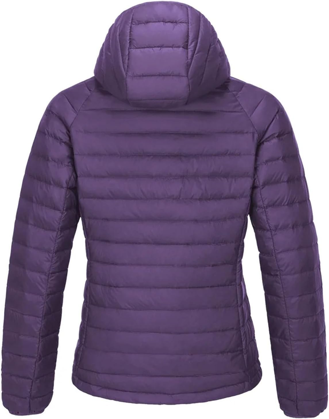 Womens Short Down Coat Hooded Light Weight Puffer Packable Warm Windproof Everyday Jacket