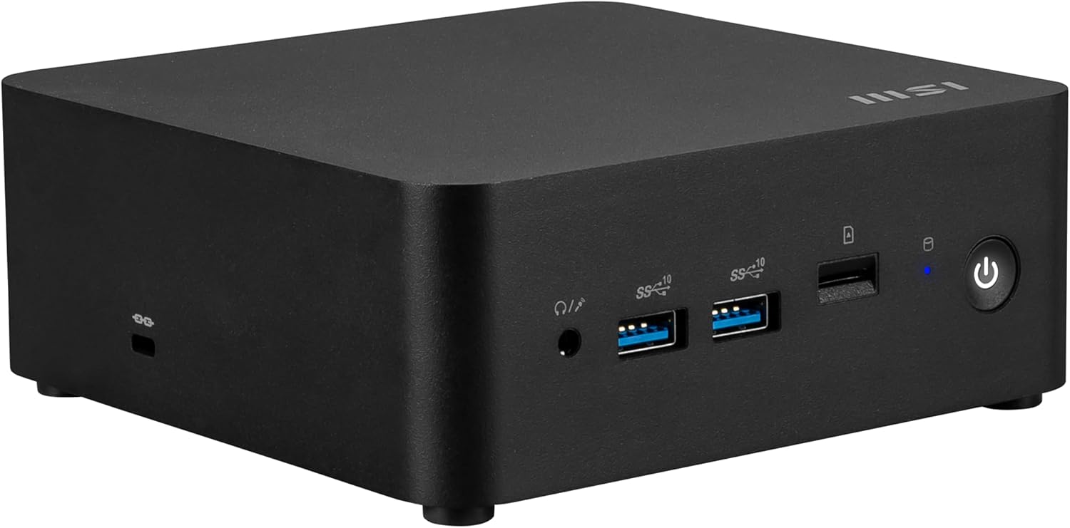 MSI Cubi 5 12M Intel Core i5 1235U Barebone, NUC, SFF, Mini Computer, HTPC, (NO RAM, NO Storage, NO OS), IRIS XE Graphics/ThunderBolt 4/Type C/HDMI/DisplayPort/Dual LAN/WiFi 6E/BT 5.3/VESA