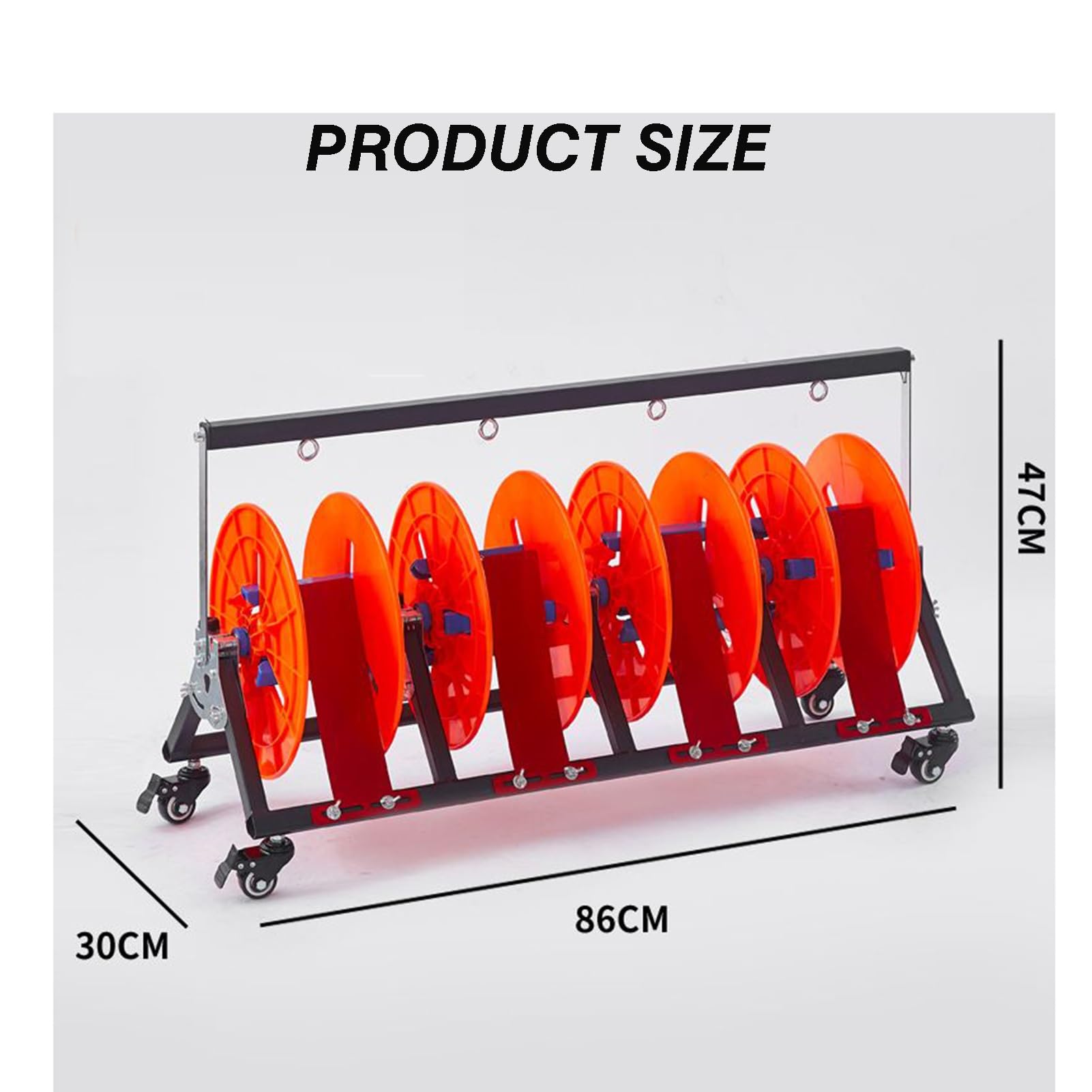 Folding Cable Rack Rolled Steel Wire/Cable Distributor Heavy Duty Conduit Display And Storage For Electrical Industrial And Retail Use(4-volumes)