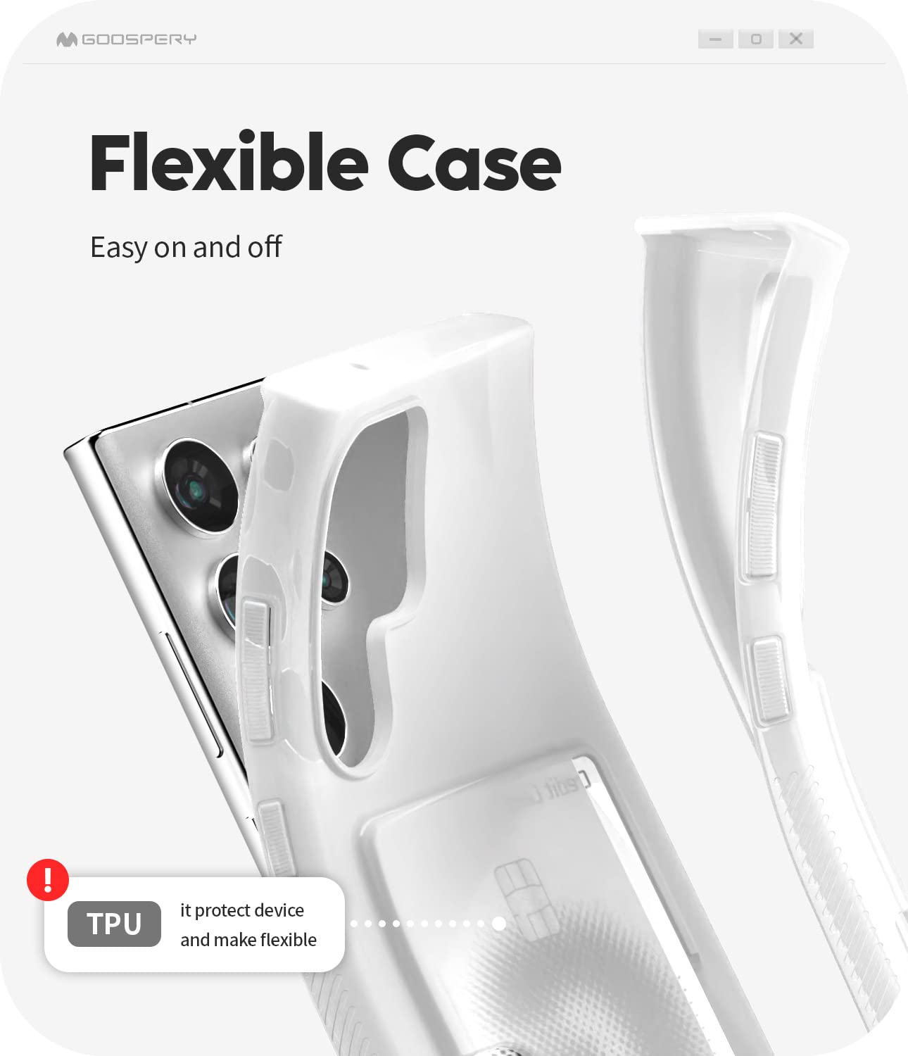 GOOSPERY Rail 2 - Funda Tipo Cartera Con Tarjetero Compatible