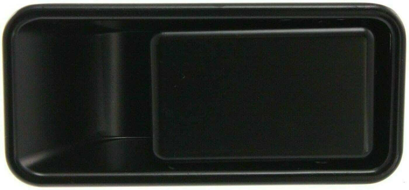 Door Handle Set Front Exterior Black for 1997-2006 Jeep Wrangler (TJ) / 1987-1995 Wrangler (YJ) Direct Replacement 55176548AB 55176548AB