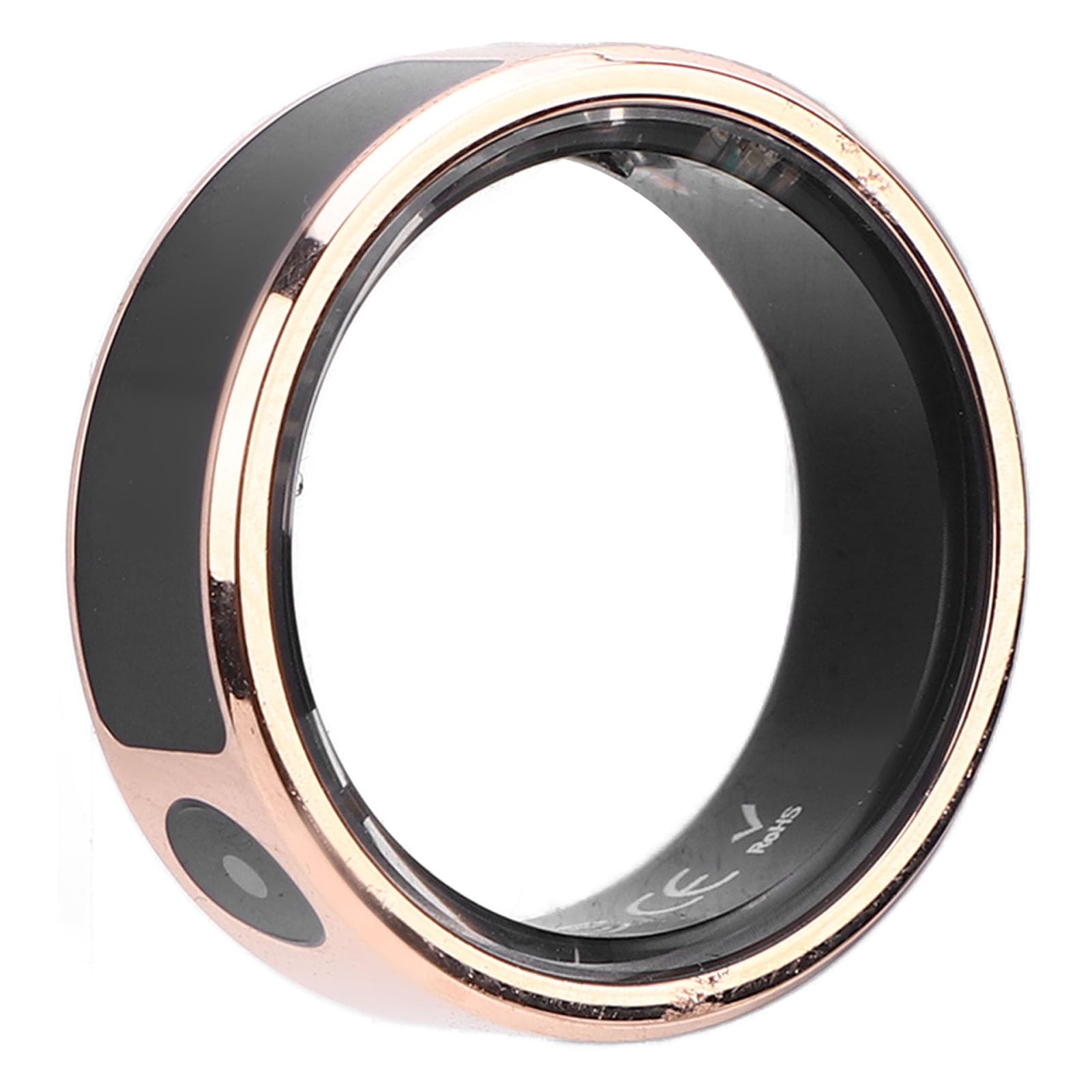 Sxhlseller Anneau Intelligent avec écran Tactile Couleur, Tracker d'activité en Acier Inoxydable de 50 M pour la Natation, la Course à Pied, Téléphone pour la