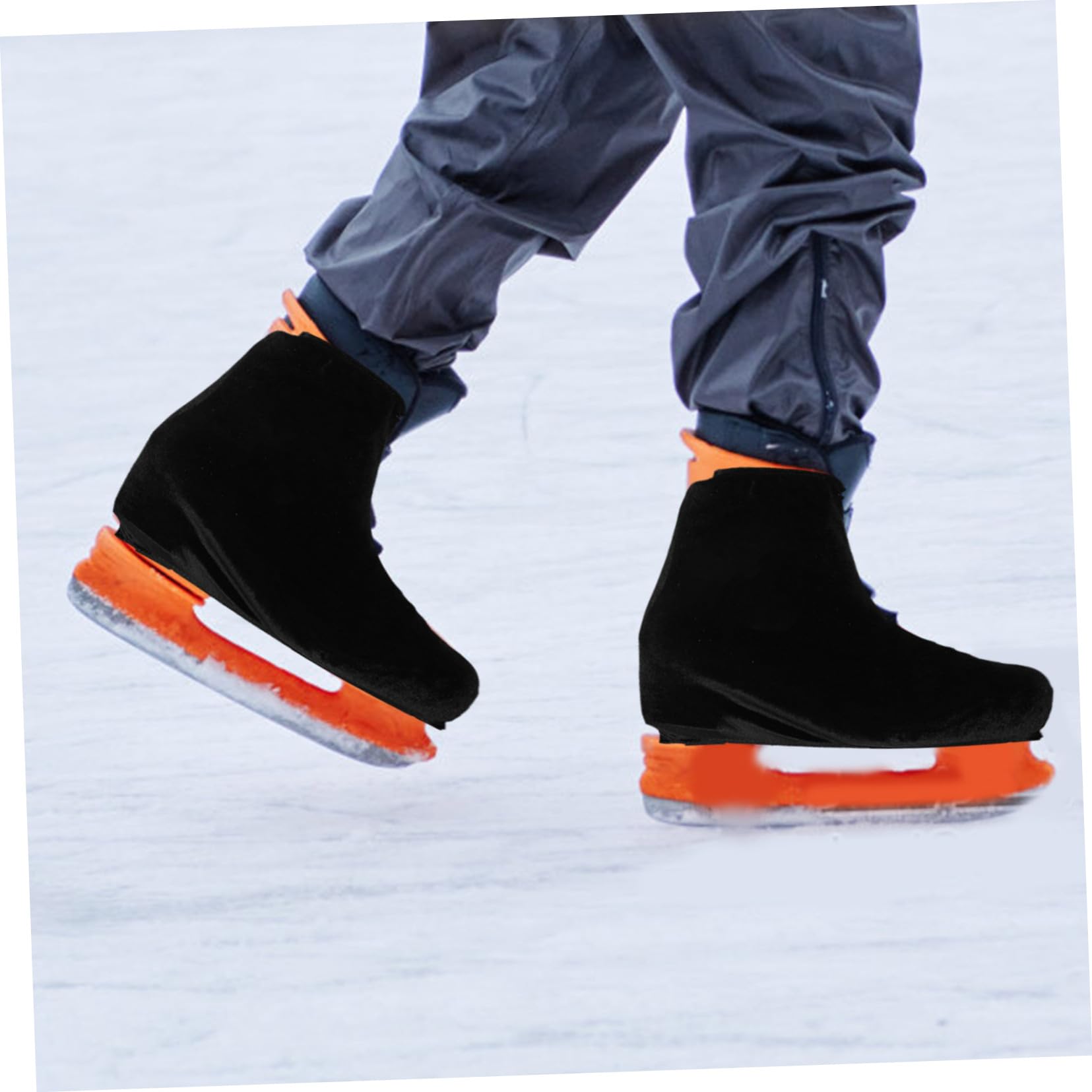 TOYANDONA Skate -Skate -schuhabdeckung Elastische Schlittschuhschoner Beschützer Stiefelüberzüge Für Schlittschuhe Skaten Skate-zubehör Schuhschutz Eislaufabdeckungen Schwarz Samt
