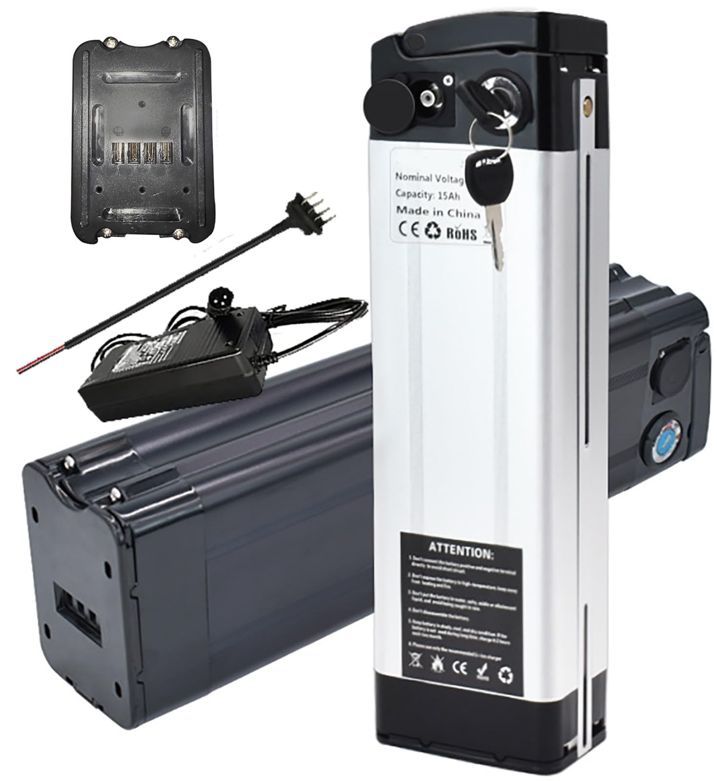 Batteria Elettrica 48V 10Ah 15Ah 18Ah 20Ah batterie ebike 48V 10Ah 15Ah 18Ah 20Ah Batteria per bicicletta elettrica con Caricabatterie