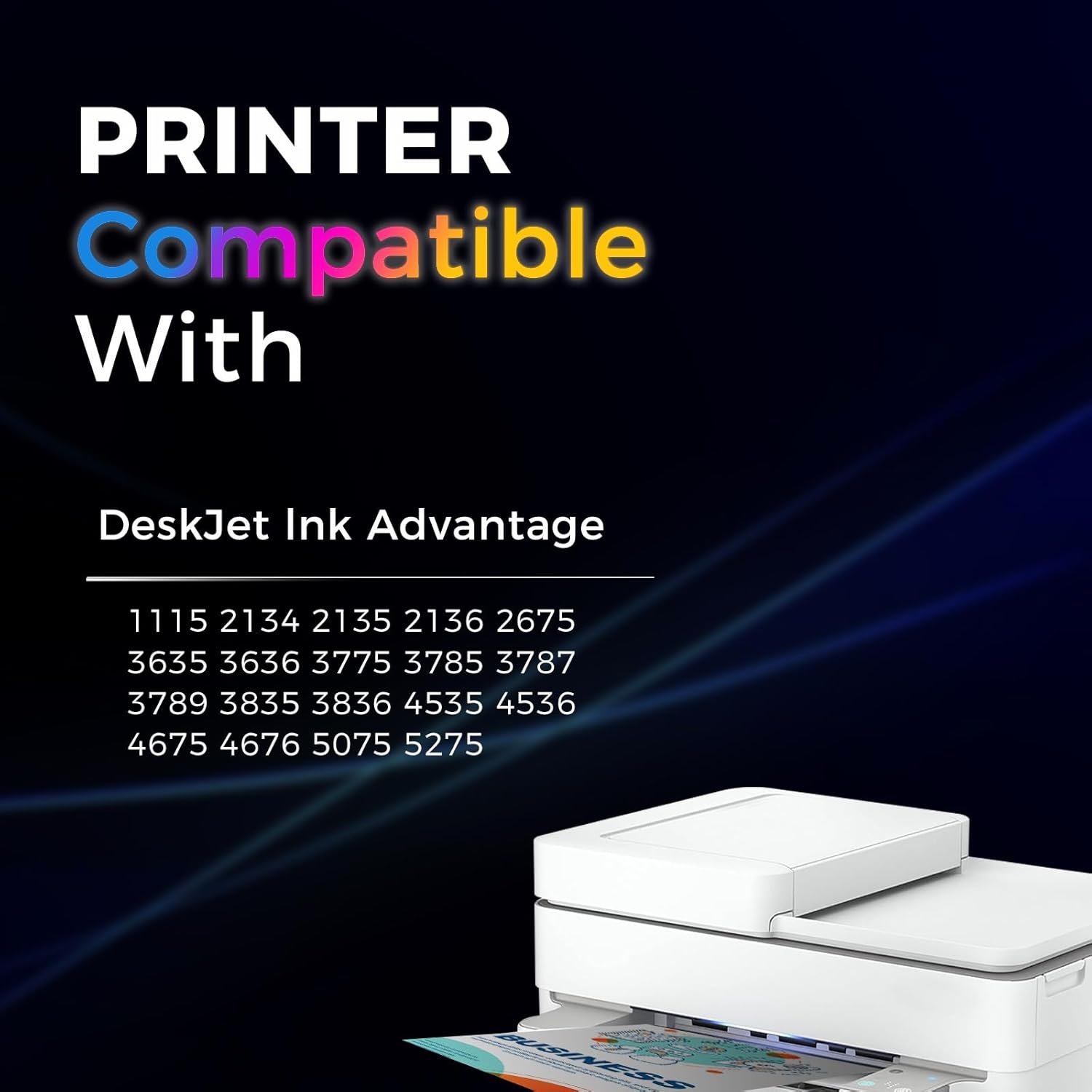 664XL Ink Cartridge Replacement for HP 664XL Ink Cartridges Black and Color for DeskJet Ink Advantage 2135 1115 2675 3635 3775 Ink (1 Black/1 Color, 2Pack)