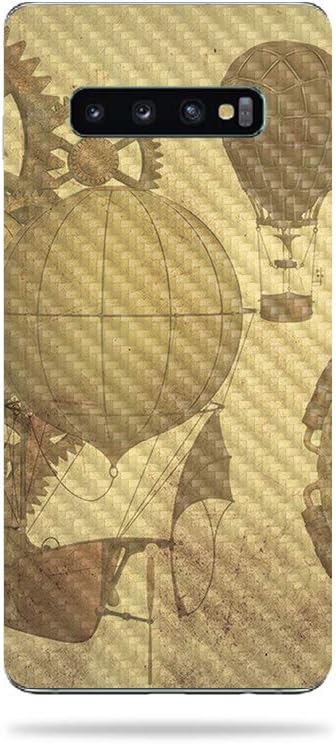 MightySkins Carbon Fiber Skin for Samsung Galaxy S10 Plus - Hard Wired | Protective, Durable Textured Carbon Fiber Finish | Easy to Apply, Remove, and Change Styles | Made In The USA