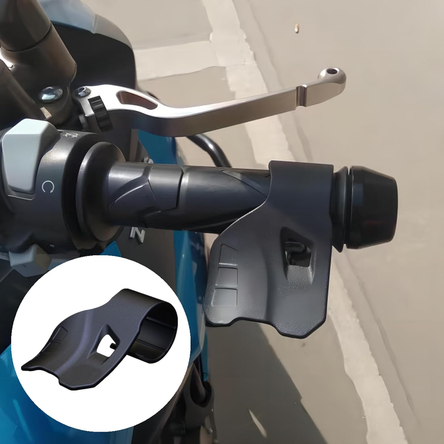 4 Pcs Motorcycle Throttle Assist Universal Rocker Assist Non-Slip Palm Rest for Motorcycle Handlebar