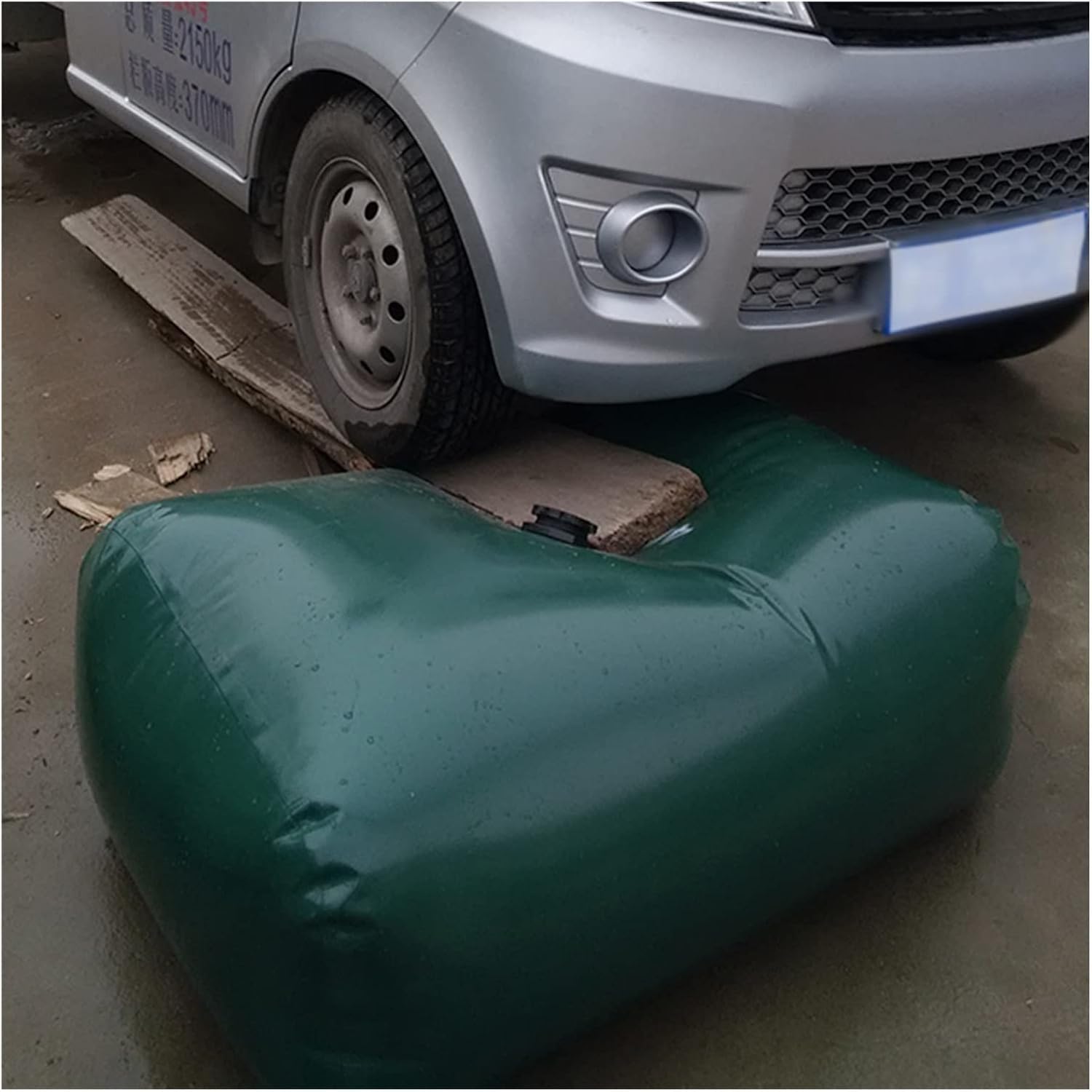 Carrier Camping Rv Winter Feeding Livestock,Emergency Water Storage Container Portable Folding Water Tank 100 200 500 1000 Gallons, Green(1.5x1.2x0.6 m 1000 L/264 Gallon)