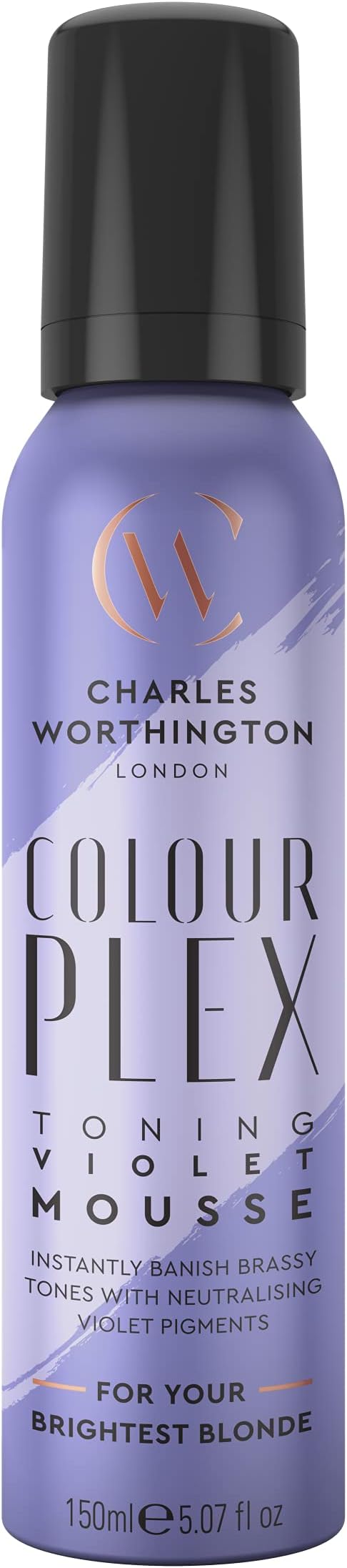 Colourplex Toning Violet Colour Revive Mousse, Purple Toner for Blondes, 150 ml