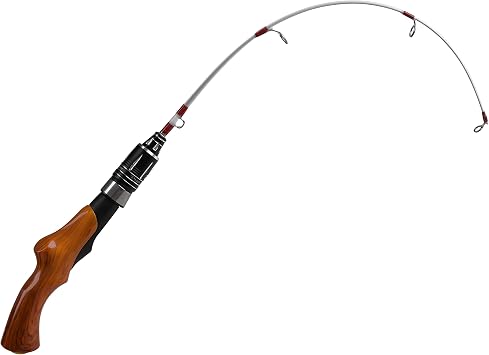 Ice Fishing Rod Portable Ice Fishing Pole Ultralight Spinning Ice Fishing Rod Jigging Pole Winter Ice Fishing Gear for Trout Bluegill Panfish Crappie Walleye