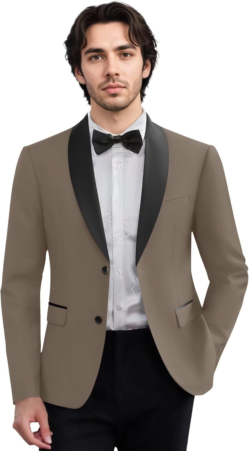 Mens Blazer Suit Jacket for Men Slim Fit Sports Coat, Lightweight Blazer for Men Wedding Business Prom Dinner Party