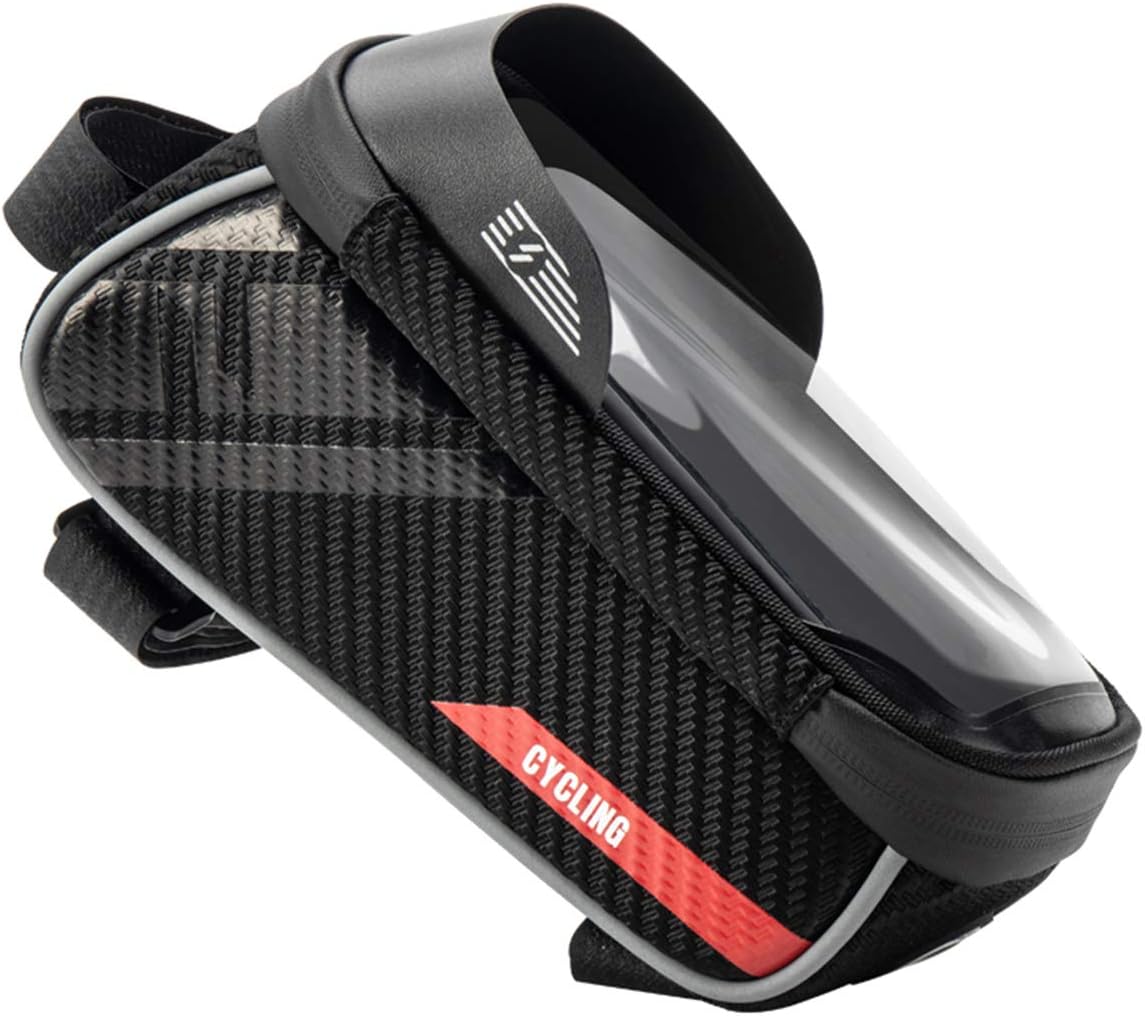 ROSEBEAR Bike Phone Front Frame Bag Waterproof Bike Phone Mount Top