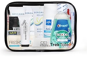 TrekTote Essential Travel Kit with TSA-Approved Toiletries