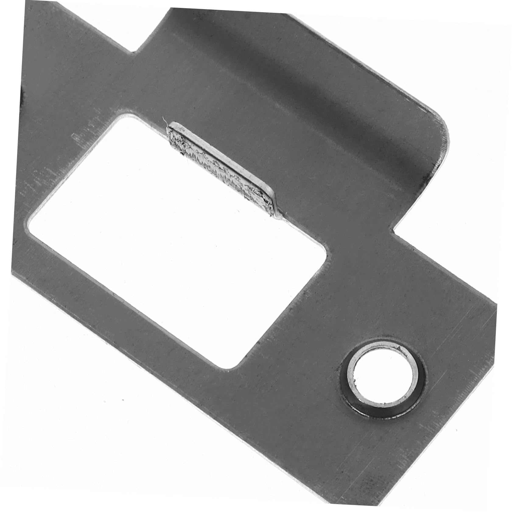 SHINEOFI 5 Ensembles Plaques De Renforcement De Serrure Inoxydable De Plaques De Pêne Protection Pour Portes Remplacement De Gâche Pour Entrées 4 Pièces * 5