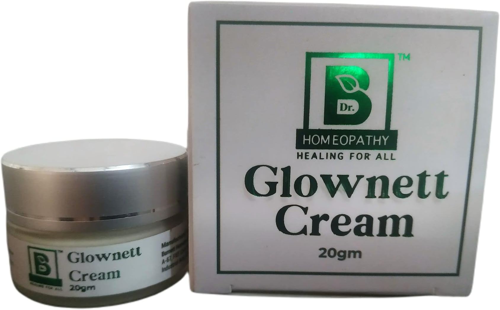 Burnett Homeopathy Glownett Cream for All skin type, helps instant fairness with Saffron Oil