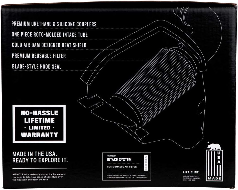 Crаzу Clеаrаnсе Airaid Cold Air Intake System: Increased Horsepower, Superior Filtration: Compatible with 2013-2019 FORD/LINCOLN (Escape, MKC)AIR-452-300